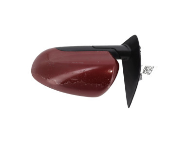 Left wing mirror - Nissan QASHQAI I PH.2 - Rouge Fonce - 96302-BR74A- Y1-7360L