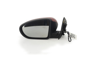 Left wing mirror - Nissan QASHQAI I PH.2 - Rouge Fonce - 96302-BR74A- Y1-7360L