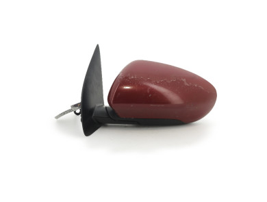 Left wing mirror - Nissan QASHQAI I PH.2 - Rouge Fonce - 96302-BR74A- Y1-7360L