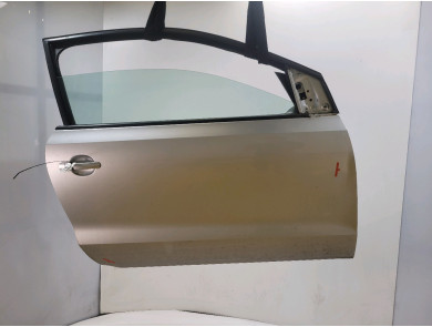 Right door (3-door models only) - Volkswagen POLO V PH.1 - Gris Clair - 6R3831056J - Z1-2168C