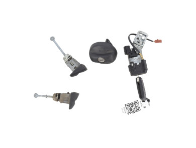 Steering lock and door key cylinders kit used - Peugeot EXPERT - 4162 TF