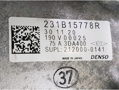 Gearbox type DB1010-2198R - Renault CAPTUR II PH.1 - N1-9460T