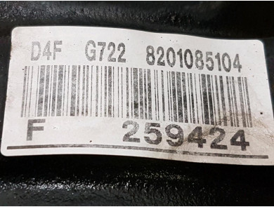 Engine type D4F722 - Renault CLIO CAMPUS II PH.2 - P0-4768R