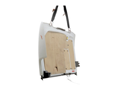 Left rear swing door - Ford TRANSIT II PH.1 - Blanc - 2431232 - G1-6837U