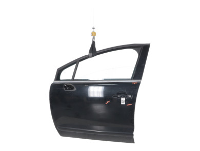 Left front door - Peugeot 5008 I PH.1 - Noir - 9002AR - Y1-7186T