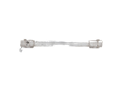 Front bumper lower reinforcement bar - Peugeot 308 I PH.2 - Gris Fonce - 9672762080 - X0-6962R