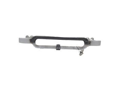 Front bumper reinforcement bar - Peugeot 407 - Gris Clair - 00007414FN - N0-4477Q