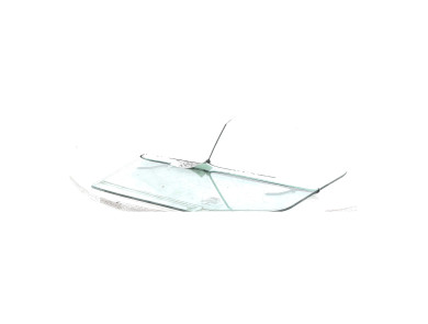 Vitre de custode avant droite - Ford TRANSIT V PH.1 - 2771798 - M1-0216I