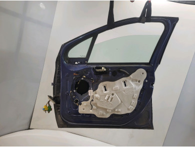 Right front door - Peugeot 208 I PH.1 - Bleu Fonce - 9807820680 - U1-1436W