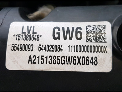 Moteur type B16DTH-DLM - Opel MOKKA I PH.1 - E1-9857B