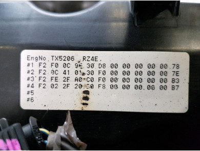 Engine type RZ4E-H - Isuzu D-MAX CREW CAB II PH.2 - Y1-8988N