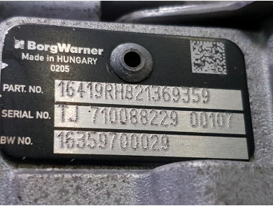 Moteur type K9K666 - Dacia DUSTER I PH.2 - G1-9471B
