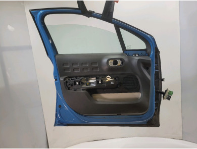 Left front door - Citroen C3 III PH.1 - Bleu Fonce - 9812674380 - U1-8234A
