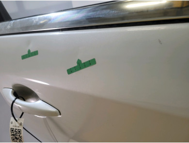 Right front door - Citroen DS4 I PH.1 - Blanc Fonce - 00009004EA - C0-9615K