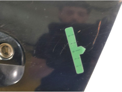 Left front door - KIA RIO II PH.1 - Noir - 760031G010 - R0-5982C
