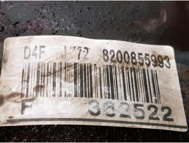 Engine type D4F772 - Renault TWINGO II PH.2 - Q1-7948V