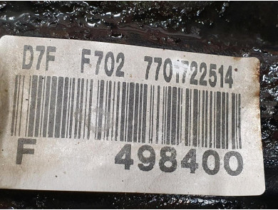 Engine type D7F702 - Renault TWINGO I PH.3 - P1-7626G