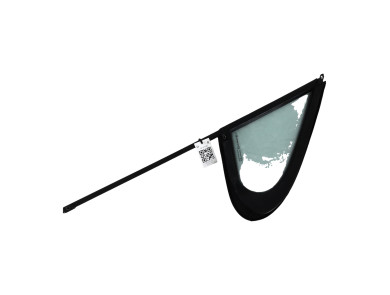 Left front side glass - Peugeot 207 - Gris Fonce - 9201J1 - Q1-6192G