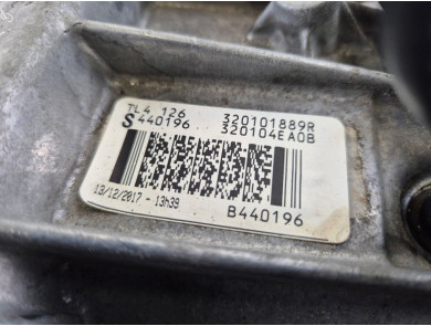 Boîte de vitesses type TL4126 - Nissan QASHQAI II PH.2 - Y1-8522E