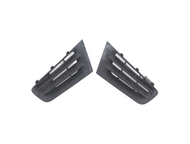 Calandre - Renault MEGANE BREAK II PH.2 - Gris Fonce - 7701478057 - E1-1059Y
