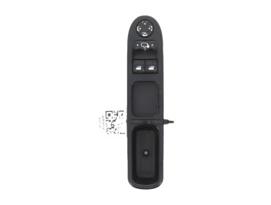 Left window-lift switch panel used - Peugeot 207 - 6554 PZ