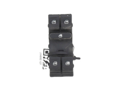 Left window-lift switch panel - Volkswagen POLO V PH.1 - 1K4959857CREH - V1-3886G