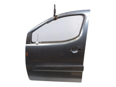 Left front door - Peugeot PARTNER TEPEE II PH.1 - Gris Clair - 00009002Z3 - V1-3143M