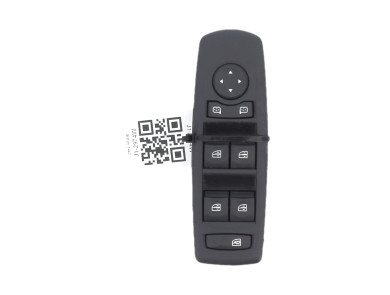 Left window-lift switch panel - Renault MEGANE III PH.2 - 809610007R - J1-2974W
