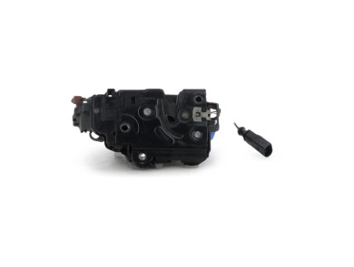 Left front door lock - Porsche CAYENNE I PH.2 - Noir - 95553101508 - N1-9049Y