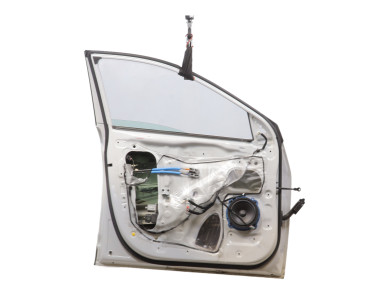 Left front door - Hyundai KONA PH.1 - Blanc - 76003J9020 - W0-6008X
