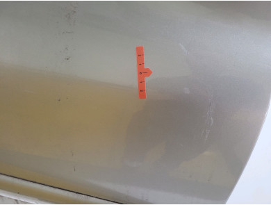 Right door (3-door models only) - Peugeot 206 - Gris Clair - 9004K6 - Q1-7253N