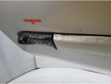Left door (3-door models only) - Renault CLIO II PH.2 - Gris Clair - 7751472464 - L1-8586Q