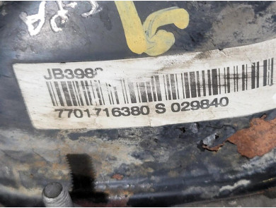 Gearbox type JB3980 - Renault CLIO II PH.2 - T1-1172U