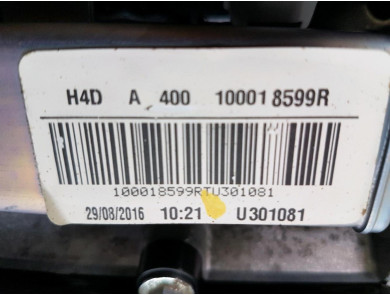 Engine type H4D400 - Renault TWINGO III PH.1 - Y1-8287J