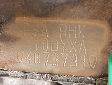 Engine type RHK - Fiat SCUDO II - J1-8466E