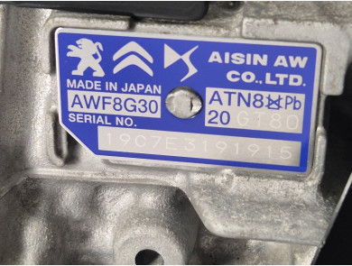 Gearbox type 20GT80 - DS DS3 CROSSBACK PH.1 - W1-8135T