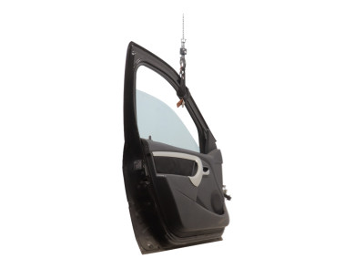Left front door - Dacia LOGAN MCV I PH.2 - Noir - 801013696R - X0-9916H