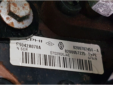 Engine type K9K768 - Renault CLIO III PH.1 - S1-7289M