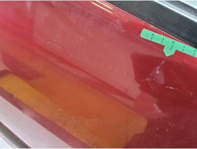 Right door (3-door models only) - Renault TWINGO I PH.3 - Rouge Fonce - 7751472898 - S2-0369W