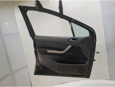 Porte avant gauche - Peugeot 308 I PH.1 - Noir - 9002AW - K2-0252L