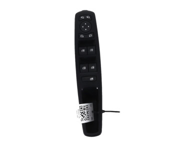 Left window-lift switch panel - Renault MEGANE III PH.2 - 809610017R - Z1-1942E