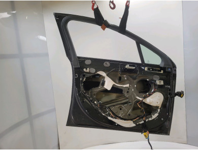 Left front door - Peugeot 508 I PH.1 - Marron Fonce - 9677684980 - C1-3932S