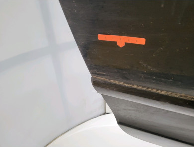 Right door (3-door models only) - Volkswagen POLO IV PH.2 - Noir - 6Q3831056K - W2-0052Z