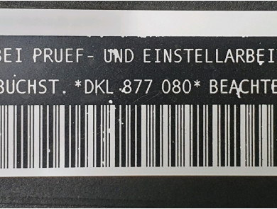 Engine type DKLD - Skoda FABIA III PH.2 - P1-8094X