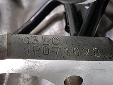 Engine type G3LC-58AQ104P00 - Hyundai I20 II PH.1 - T1-7265J