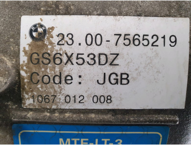 Boîte de vitesses type ZF-JGB - BMW X3 I PH.2 - R2-0113T