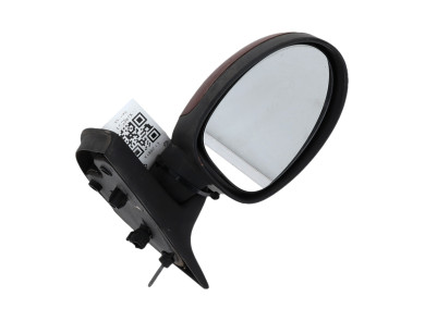 Left wing mirror - Renault TWINGO I PH.3 - Rouge Fonce - 8200039873 - L1-2681X