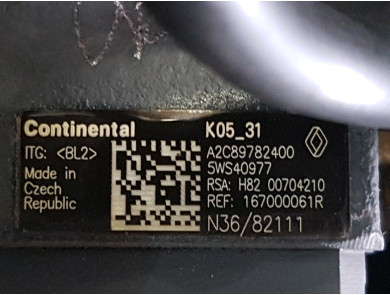 Engine type K9K846 - Renault MEGANE III PH.2 - H1-4140Z