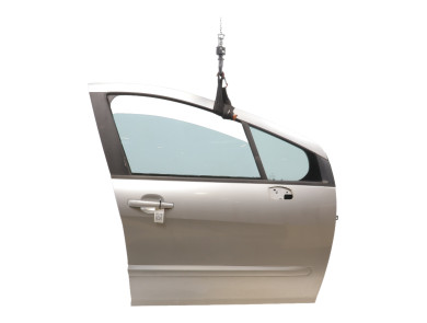 Right front door - Peugeot 308 I PH.2 - Gris Clair - 9004CC - E0-7719W