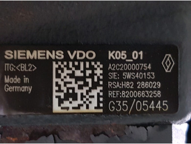 Engine type K9K732 - Renault MEGANE II PH.2 - Z1-6483N